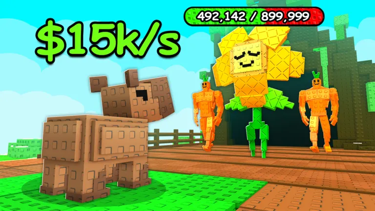 Capybaras VS Plants on Roblox