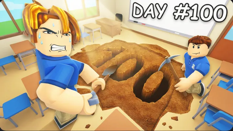 Dig Out of School on Roblox