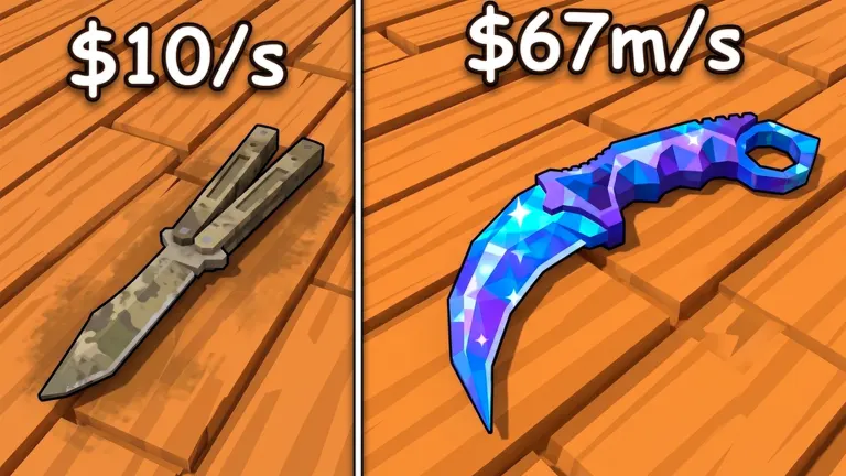 My Knife Farm on Roblox