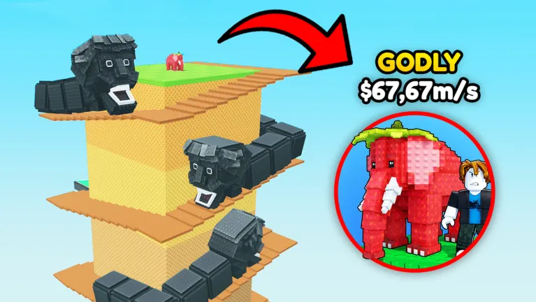 Climb Worm Tower for Brainrots on Roblox