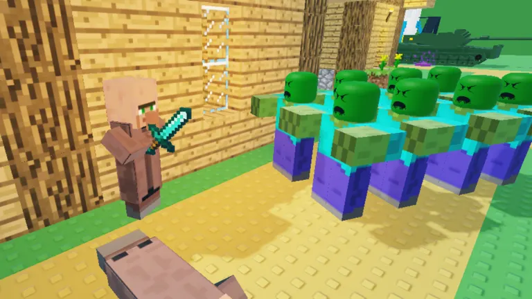 Village vs Zombies on Roblox