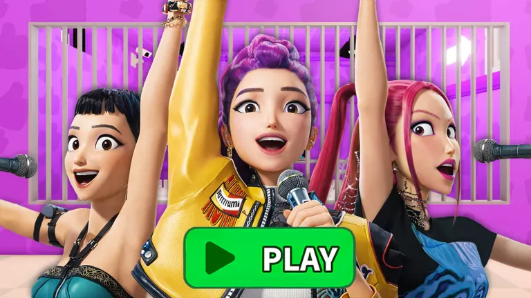 KPOP DEMON HUNTERS PRISON RUN! (Obby) on Roblox
