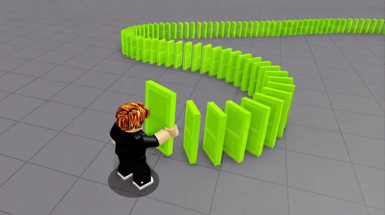 Build Dominos! on Roblox