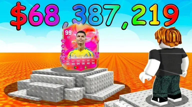 Escape LAVA for Soccer Cards! on Roblox