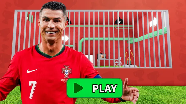 RONALDO PRISON RUN! (Obby) on Roblox