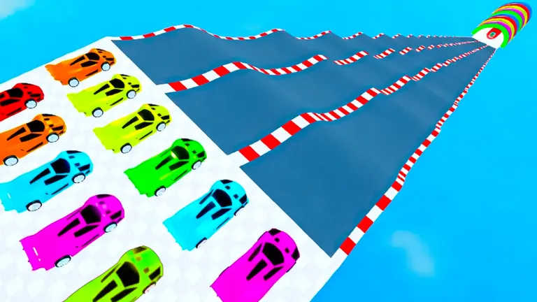 CARS MEGA RAMP ASPHALT on Roblox