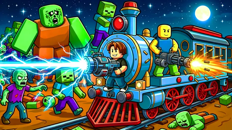 Escape Zombies Rail: Survival on Roblox