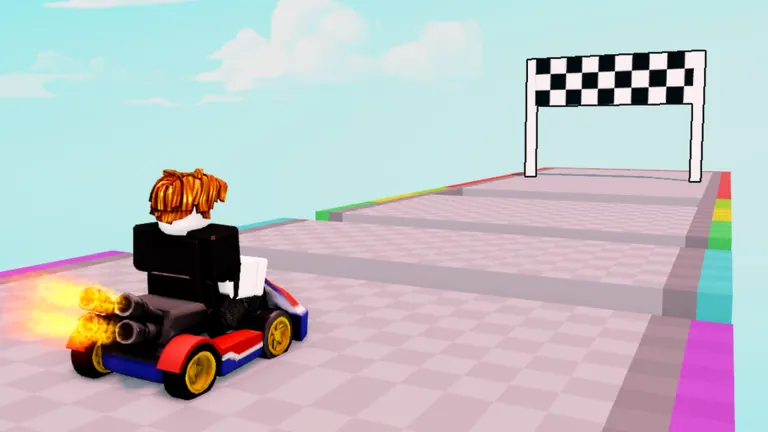 Obby But You're on a Kart on Roblox