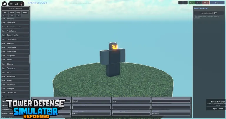 TDS: Reforged (Mechanic Tower) on Roblox