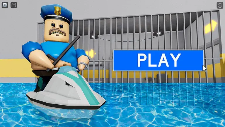 WATER POLICE PRISON RUN! (Obby) on Roblox