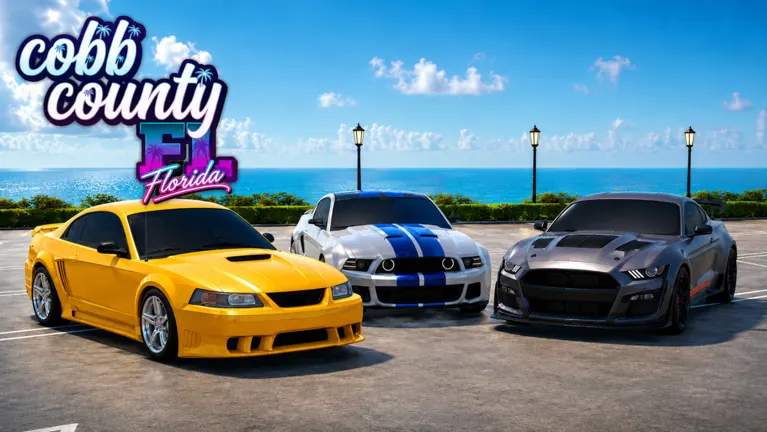 [22 NEW CARS!] Cobb County, Florida BETA on Roblox