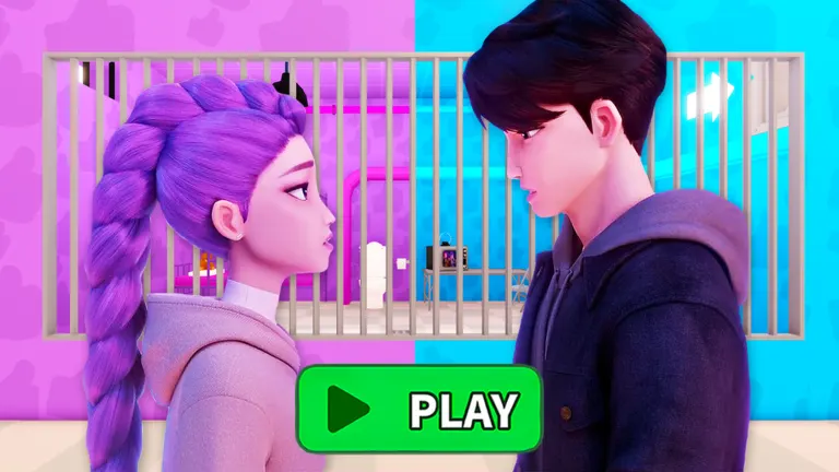RUMI & JINU PRISON RUN! (Obby) on Roblox