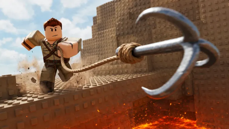 Lava Hook Hole on Roblox